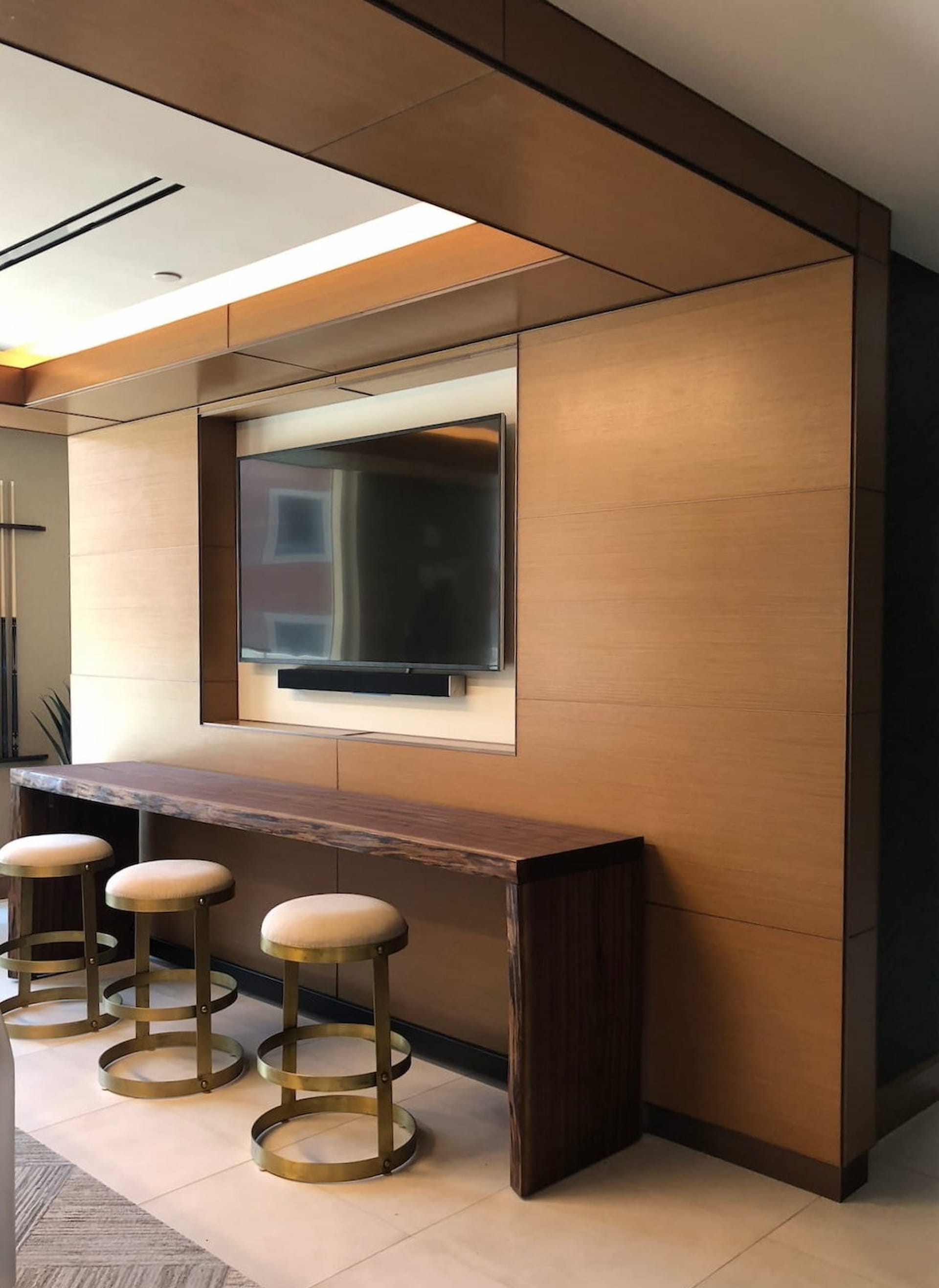 Columbus Center custom millwork